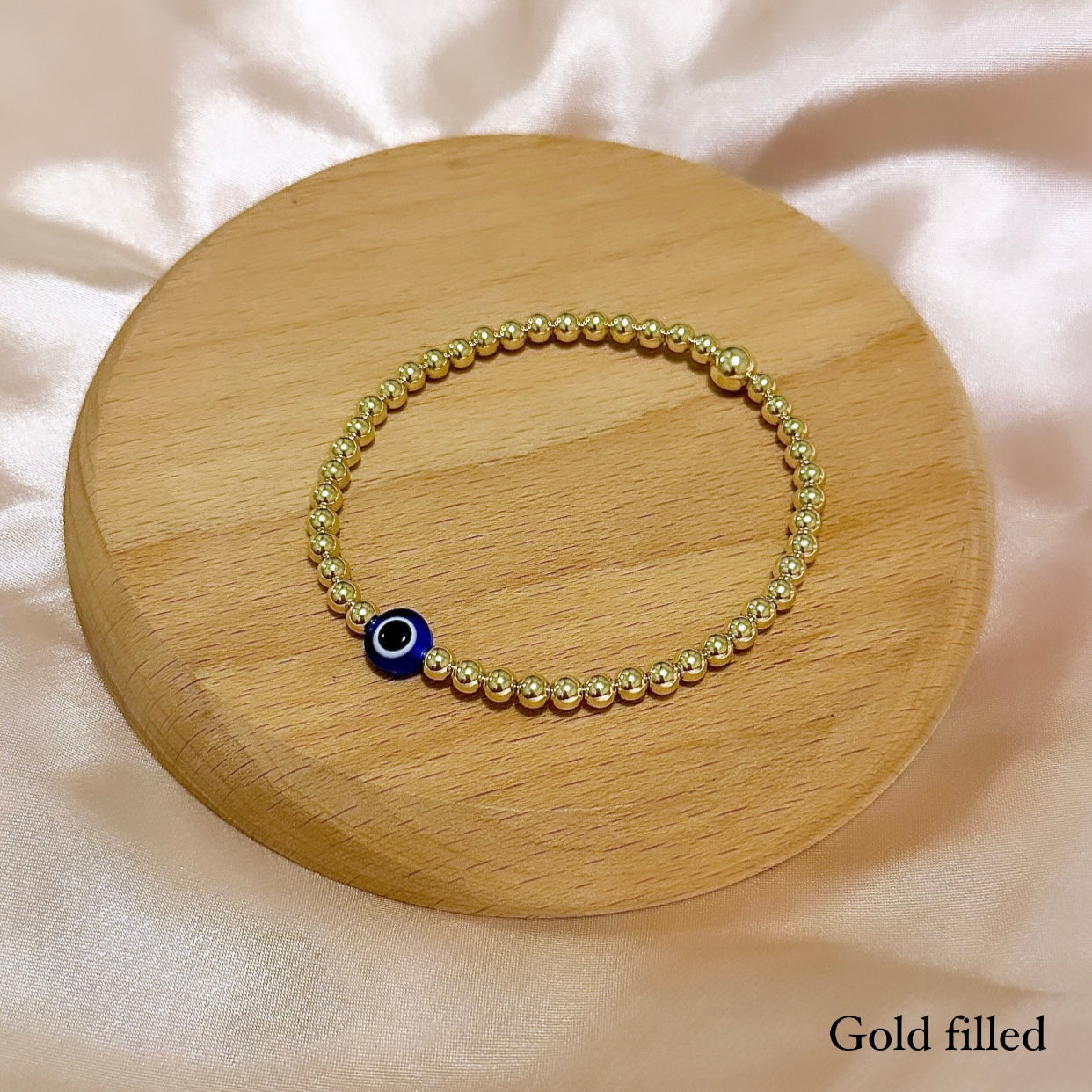 Classic evil eye bracelet - Positively Beaded