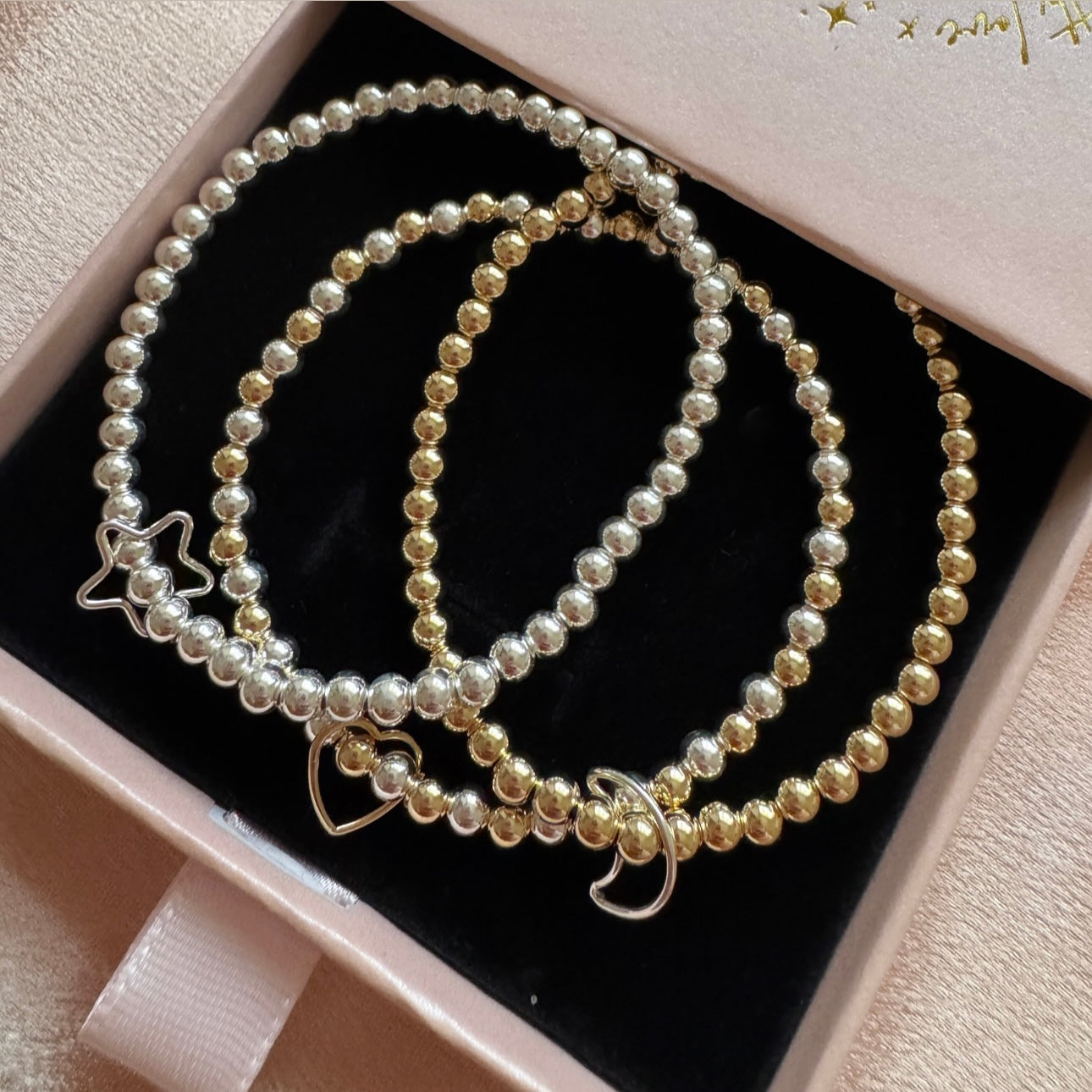 Luxe Mixed Metals Charm Stack Gift Set