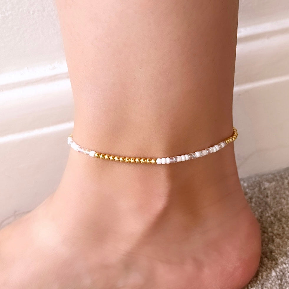 
                      
                        The Lilah Anklet - Positively Beaded
                      
                    