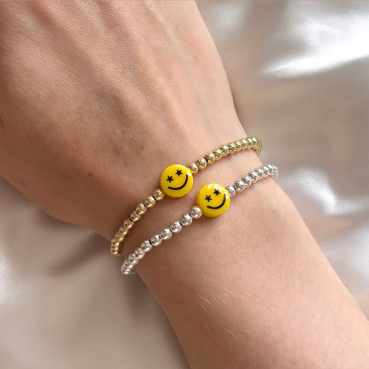 Retro Happy Face Bracelet