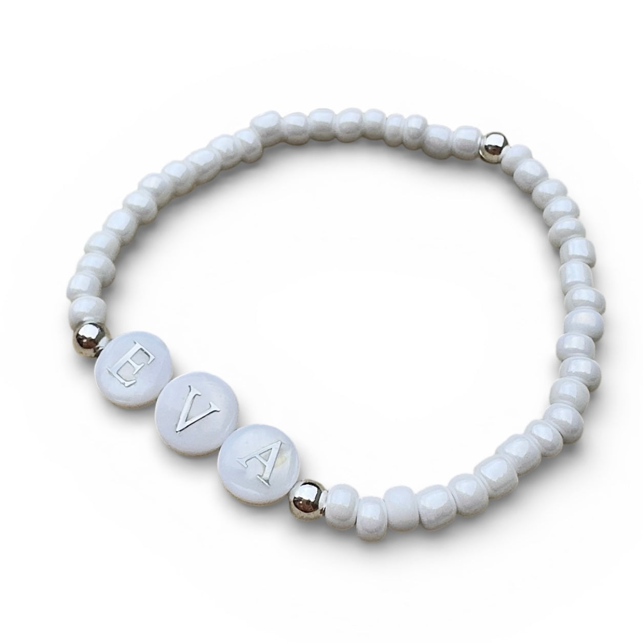 Freshwater Pearl Letter Name Bracelet