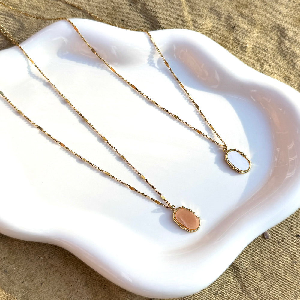 
                      
                        The Emmeline Stone Necklace - Positively Beaded
                      
                    
