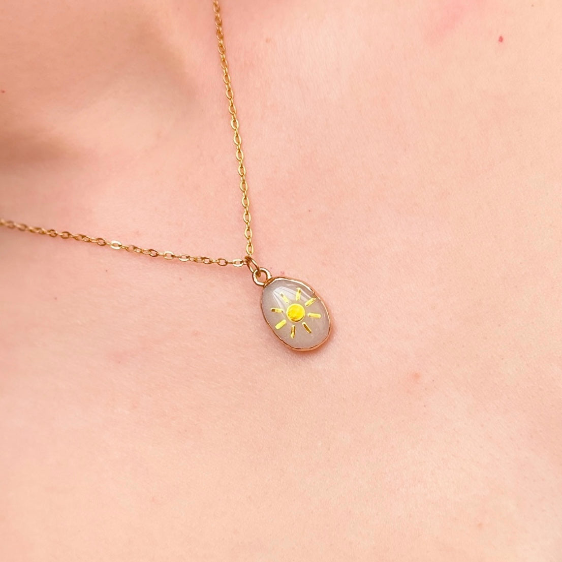 The Solara Pendant Necklace - Positively Beaded