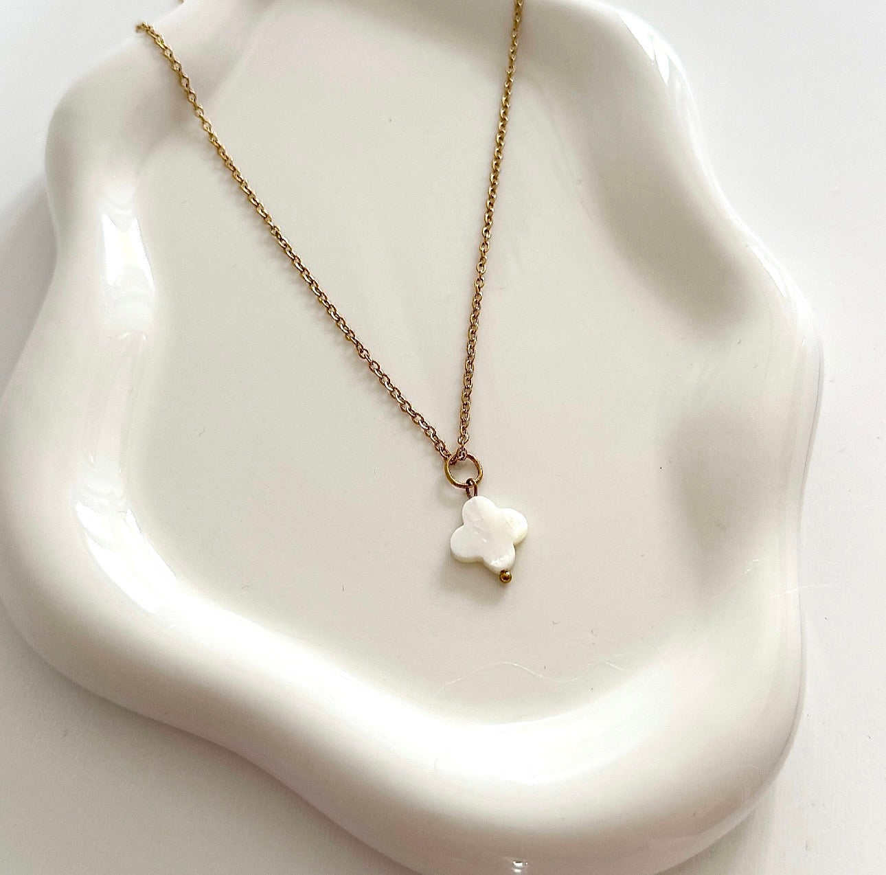 The Ava Pearl Symbol Necklace