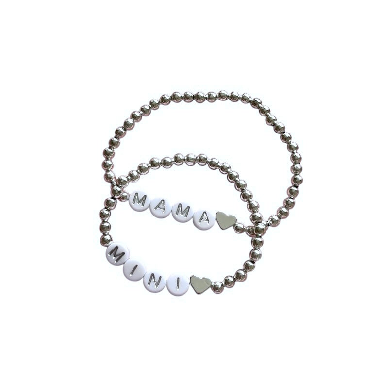 Mama and Mini Silver Set - Positively Beaded