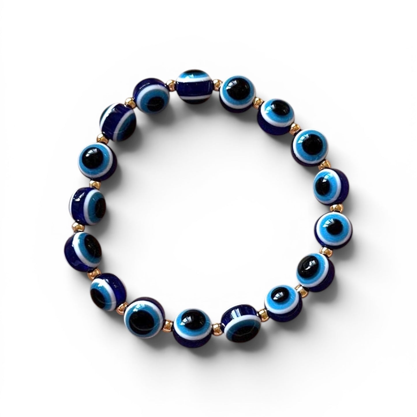 Chunky Evil Eye Bead Bracelet