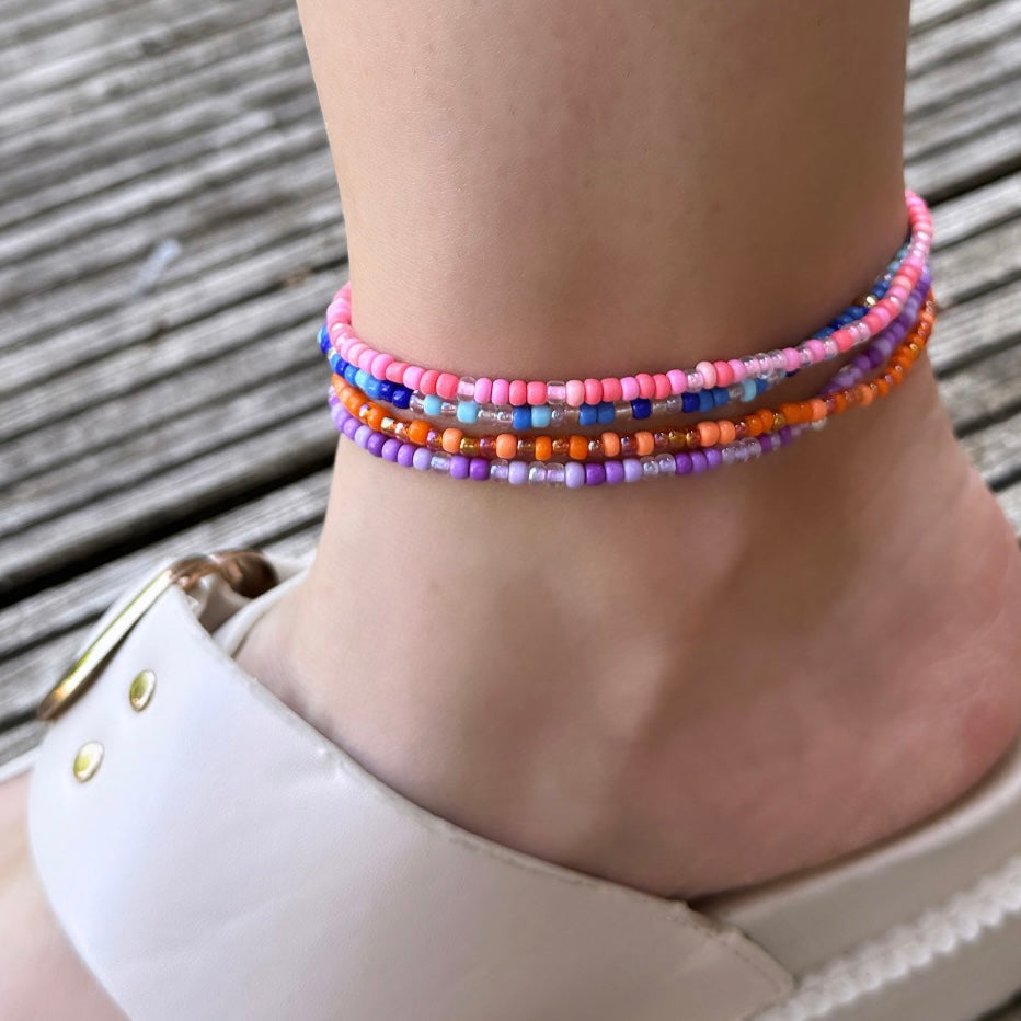 The Sophie Anklet - Positively Beaded