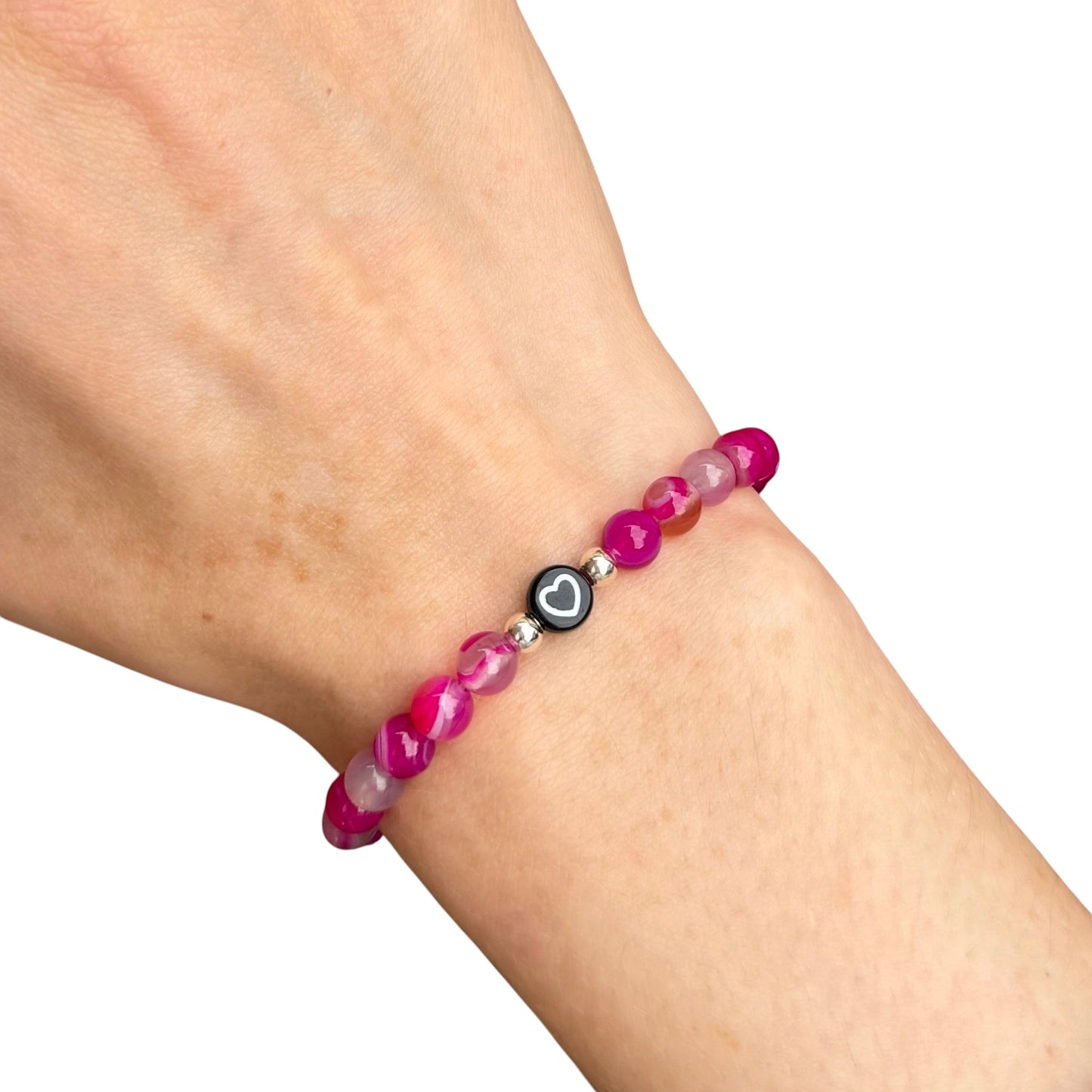 Heart Outline Crystal Bracelet