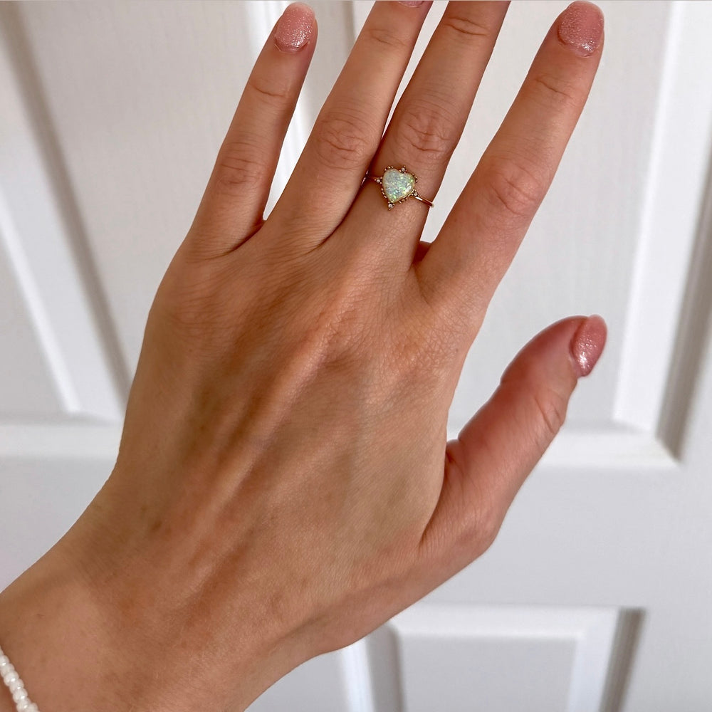 
                      
                        The Elodie Adjustable Heart Ring - Positively Beaded
                      
                    