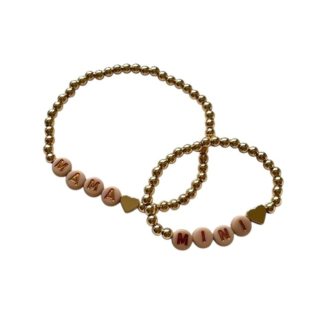Mama and Mini Gold Set - Positively Beaded