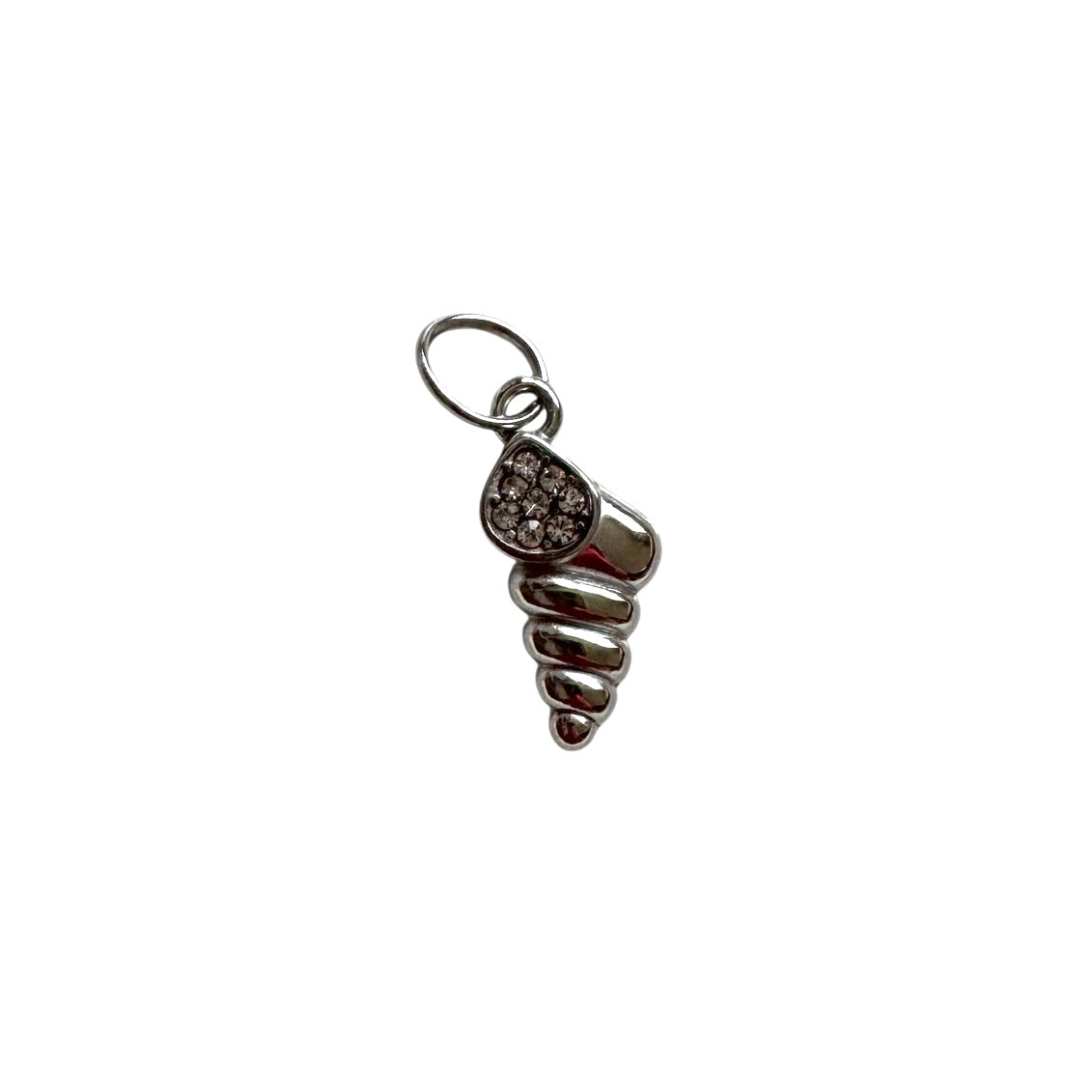 Crystal Conch Charm