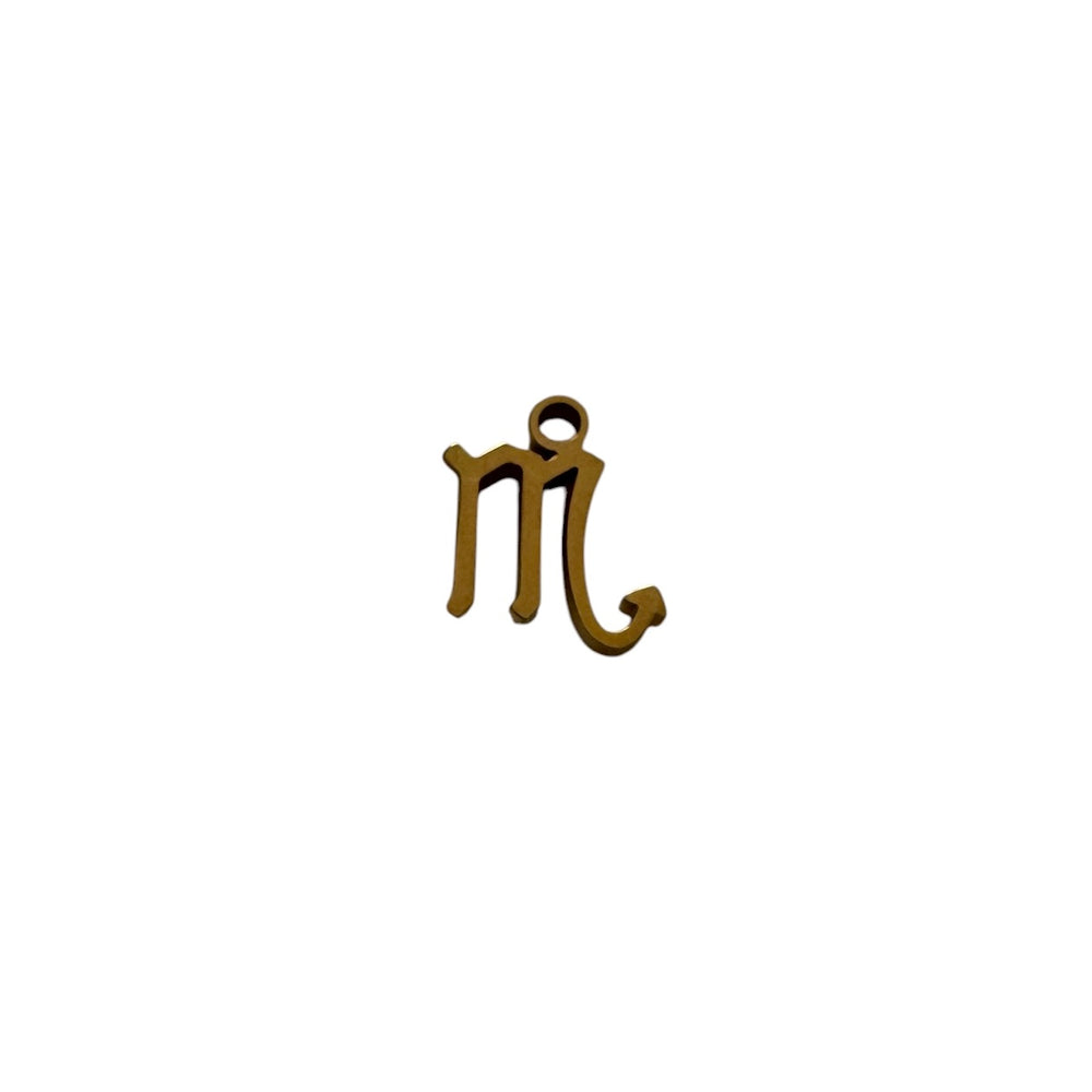 Gold Zodiac Symbol Charm