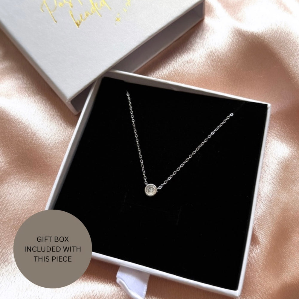 
                      
                        Minimalist Birthstone Necklace - Positively Beaded
                      
                    