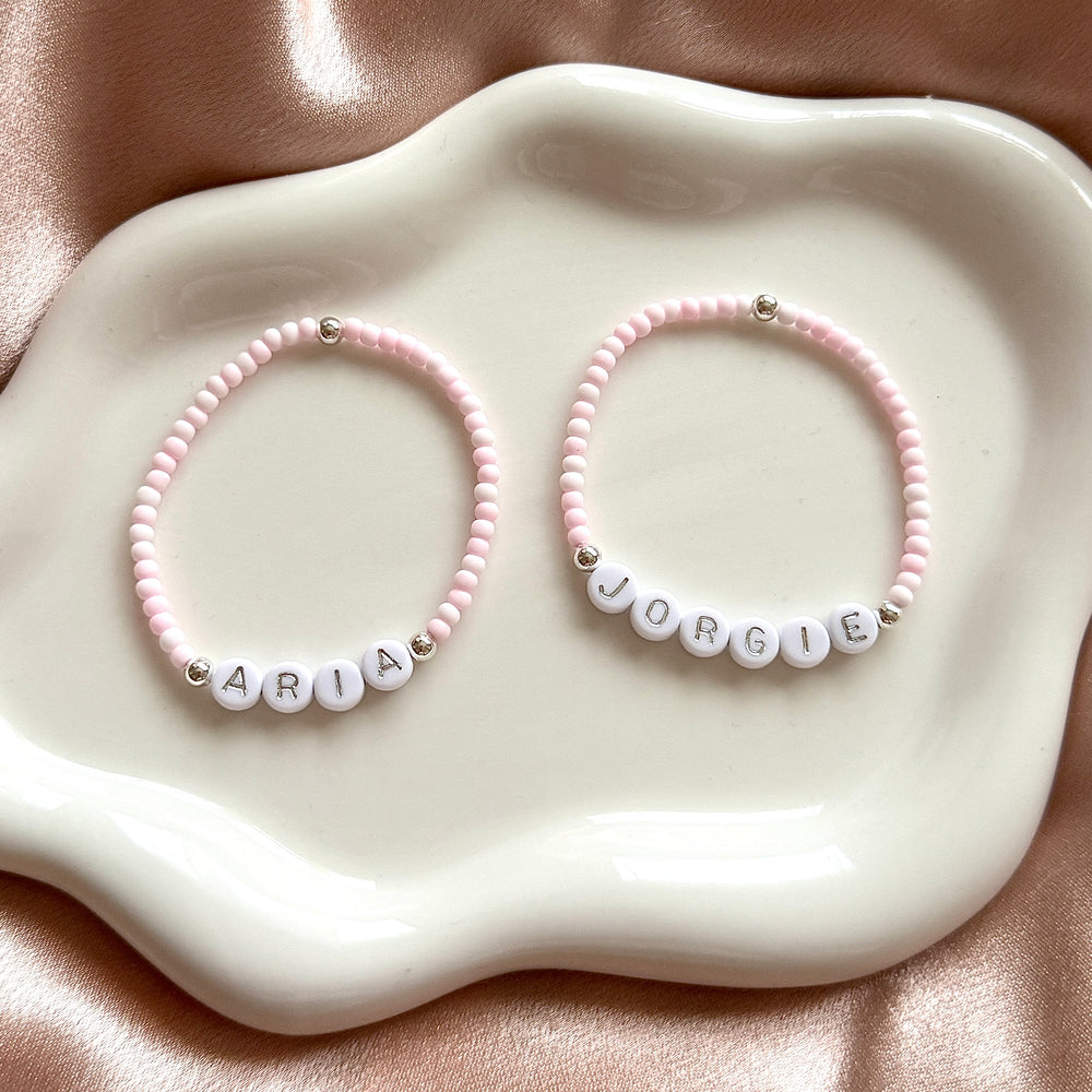 
                      
                        Pastel colour spectrum beaded friendship bracelet
                      
                    