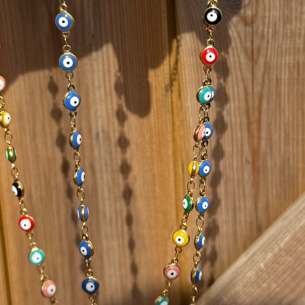 
                      
                        Mini Eye Chain Necklace - Positively Beaded
                      
                    