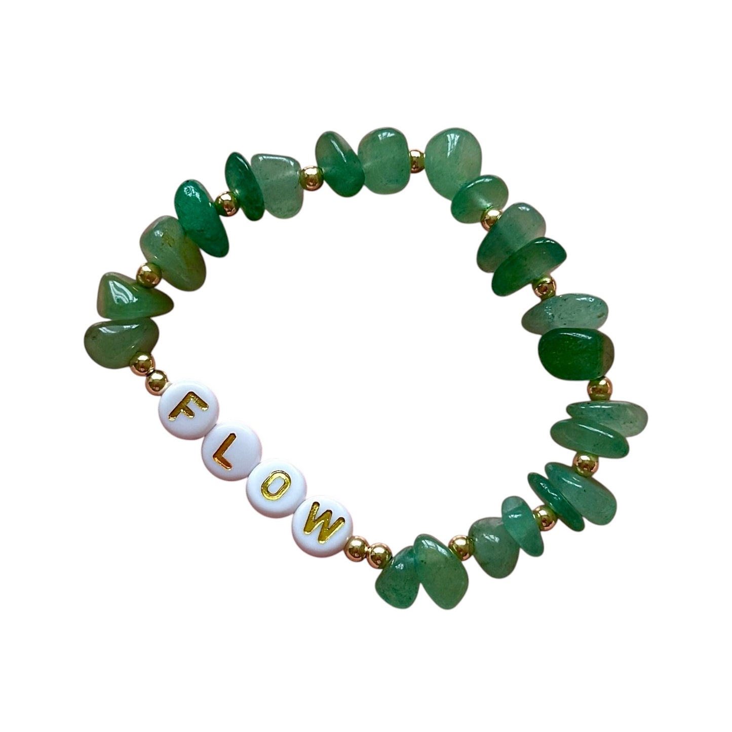 Green Aventurine Personalised Bracelet