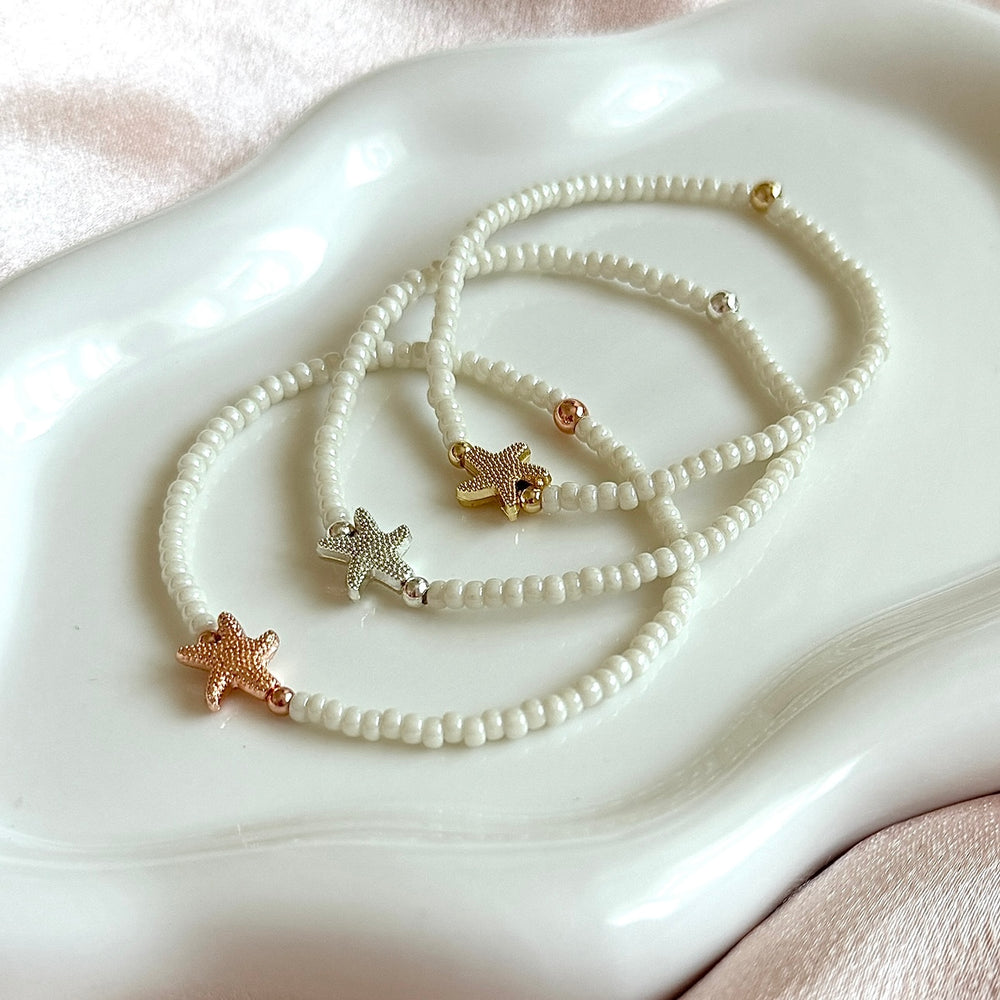 Starfish charm bracelet