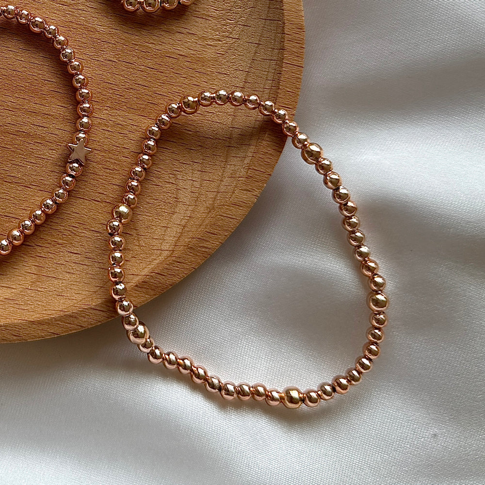 New: Rose gold jewellery