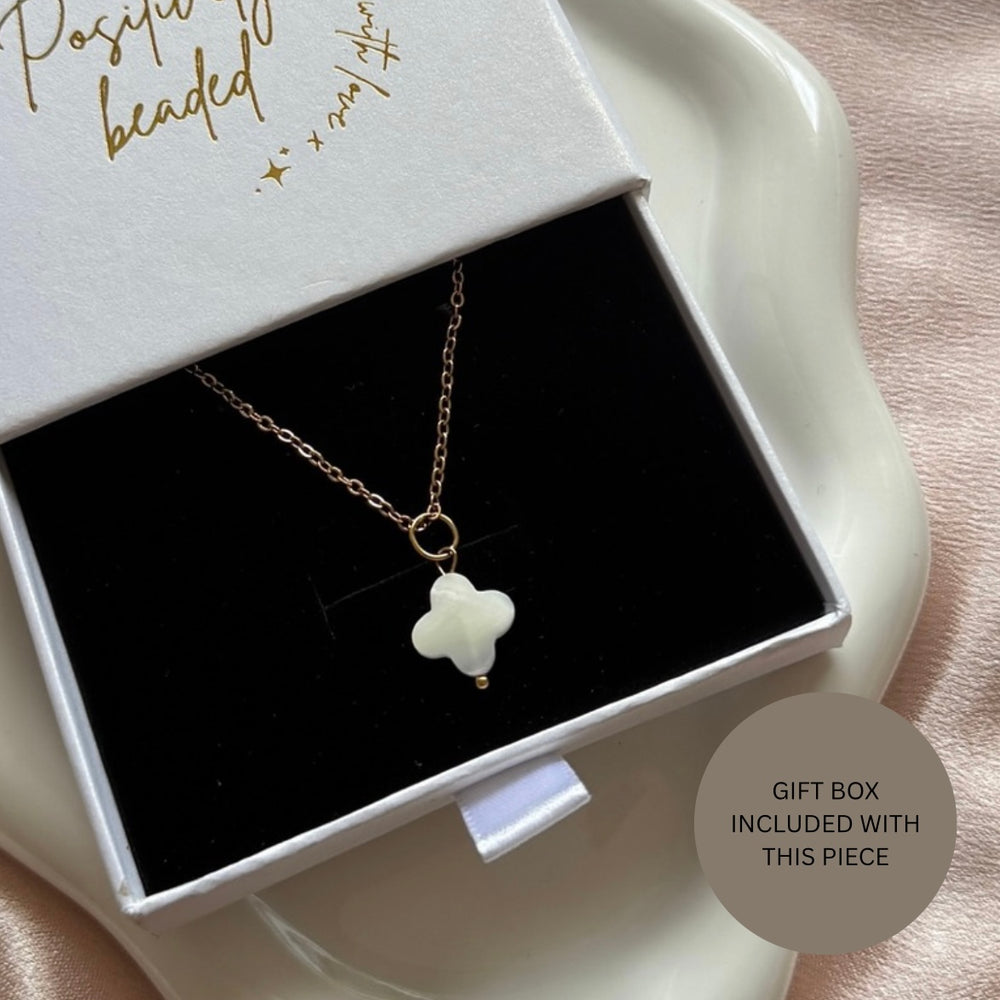 
                      
                        The Ava Pearl Symbol Necklace - Positively Beaded
                      
                    