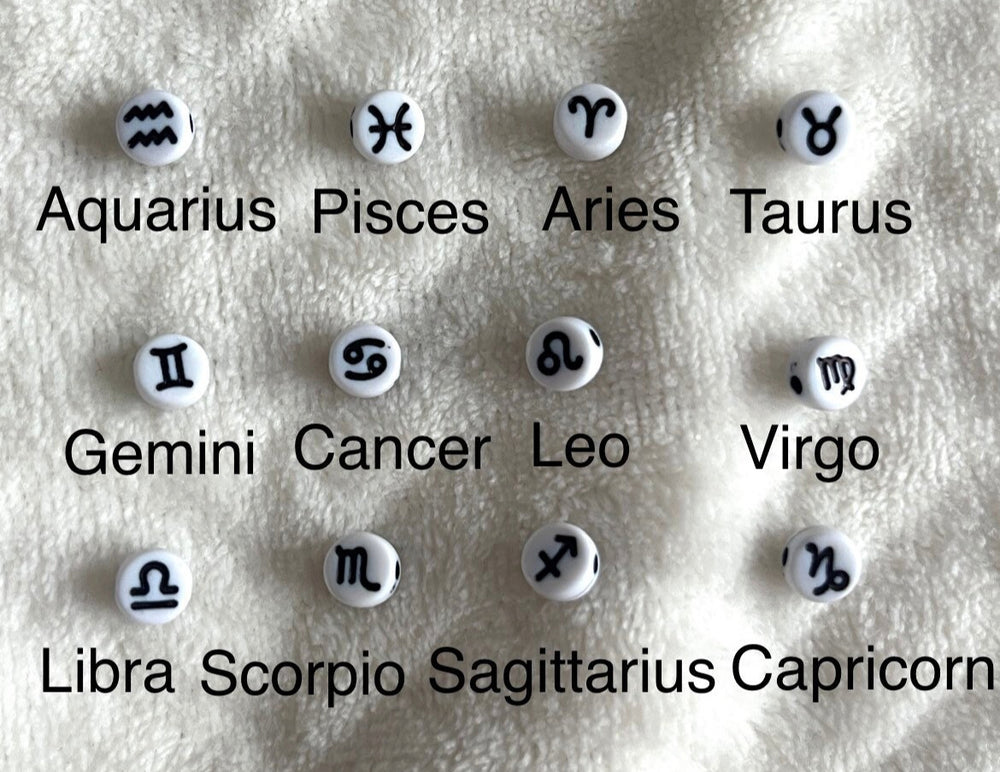 
                      
                        Zodiac sign beaded stacking bracelet
                      
                    