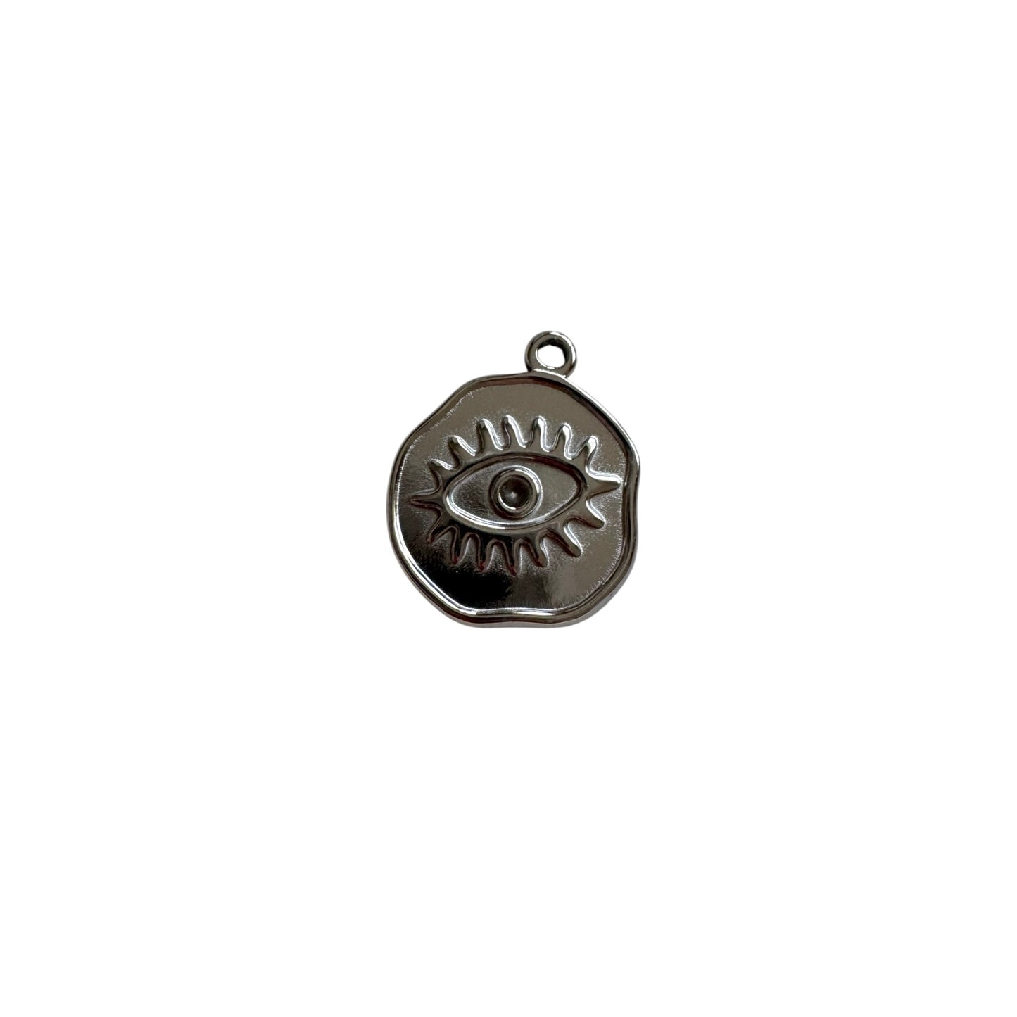 Silver Eye Pendant Charm