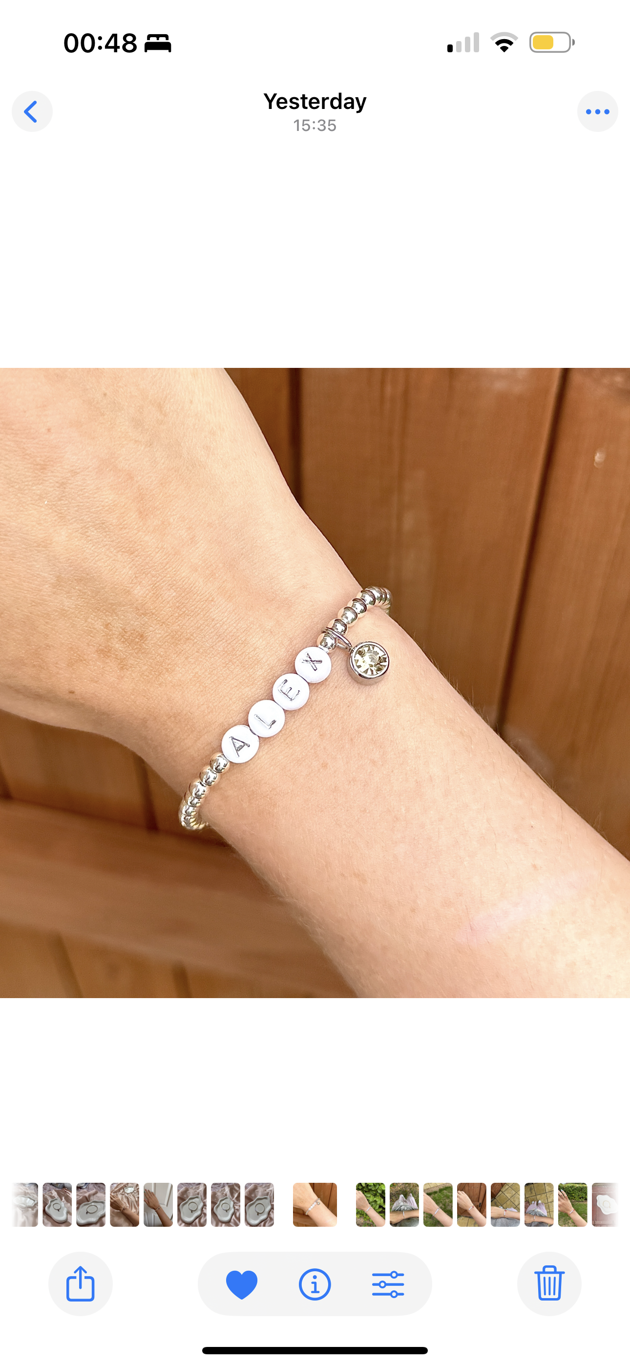 Personalised Classic Birthstone Bracelet - Positively Beaded