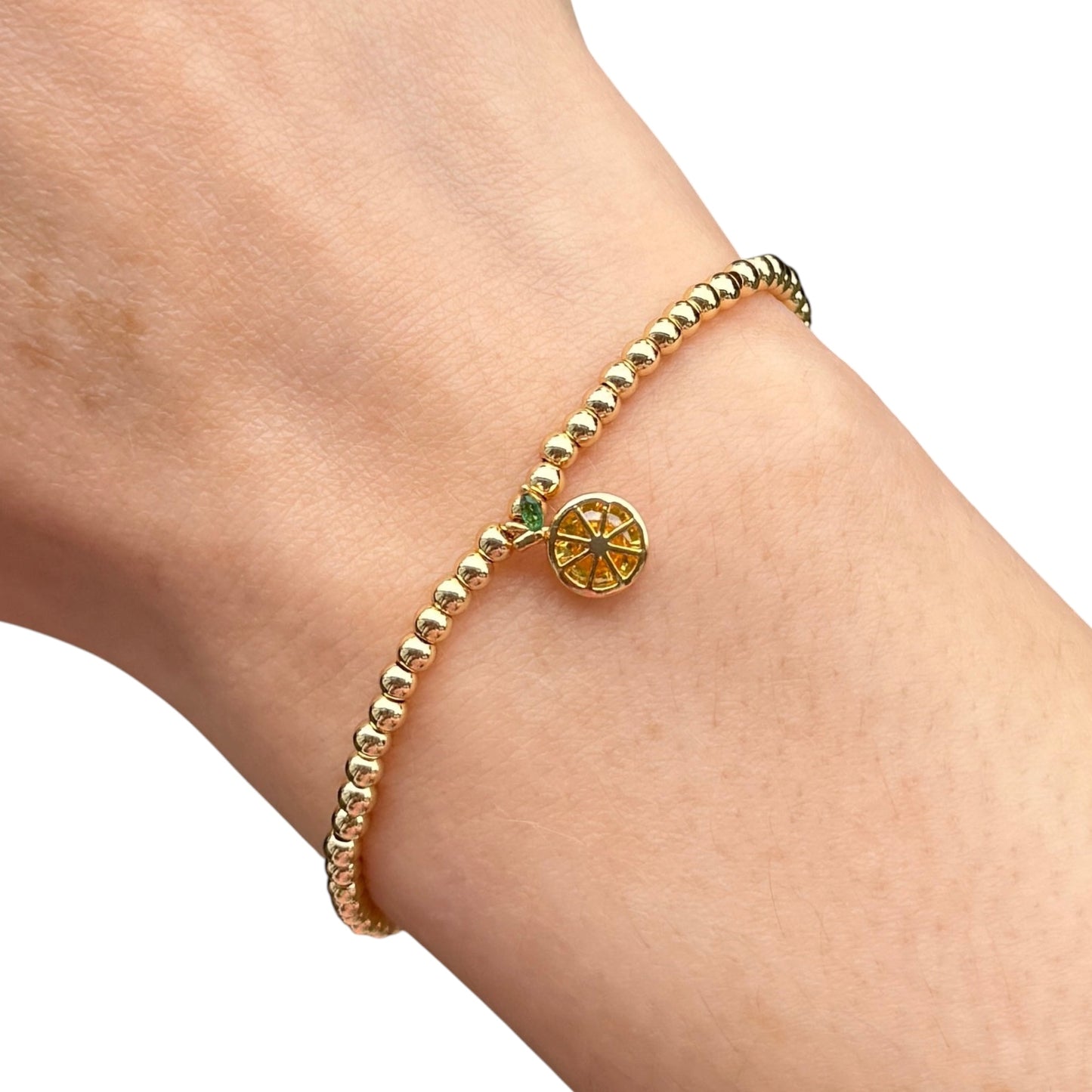 Crystal Lemon Stacking Bracelet