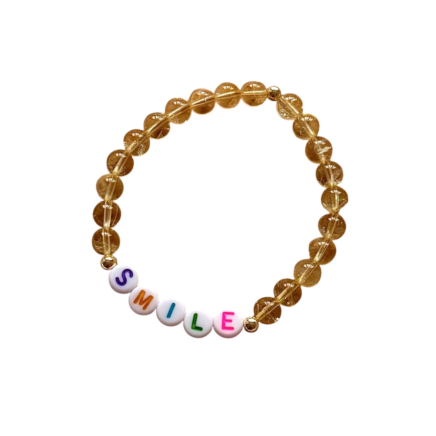 Multicolour Lettered Crystal Bracelet