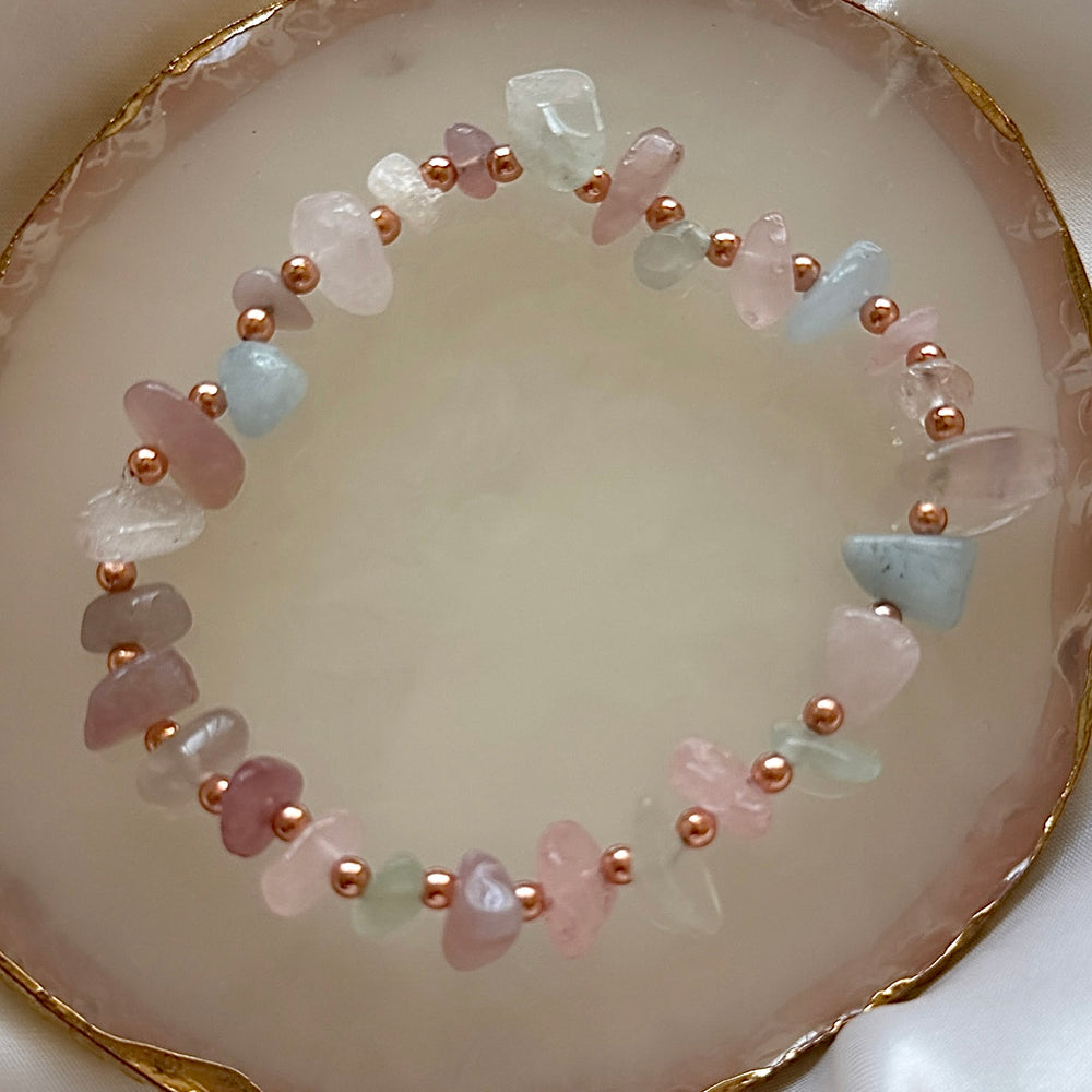 
                      
                        Eclectic pastel crystal bracelet
                      
                    