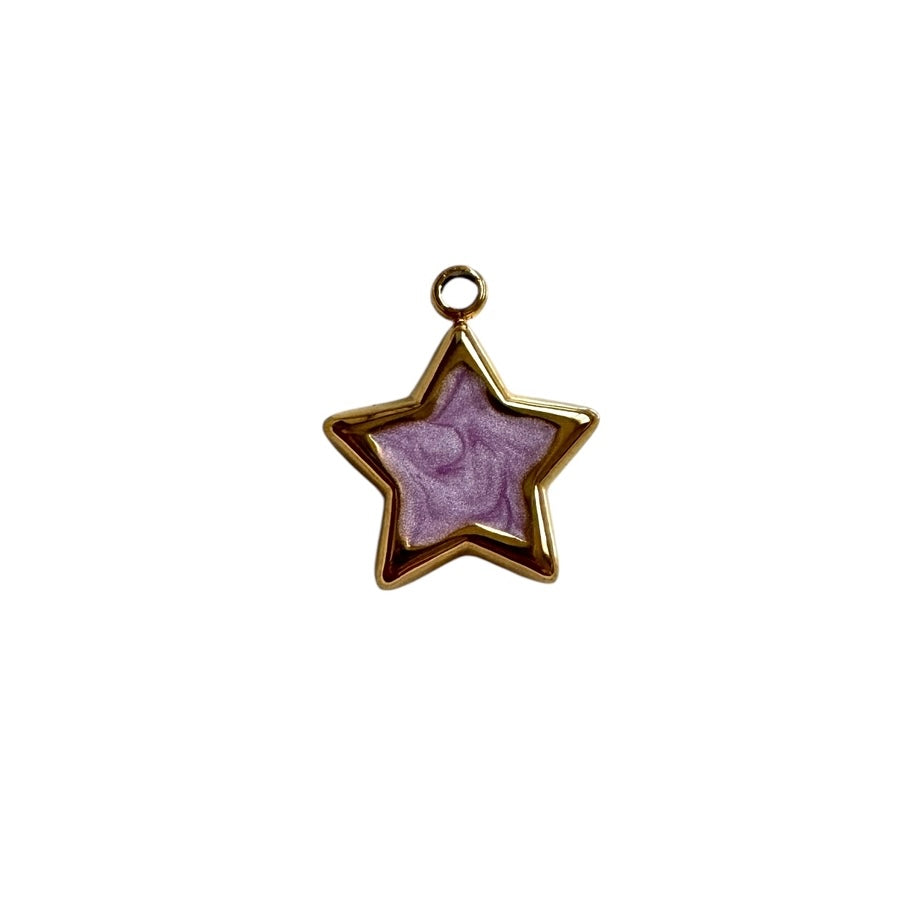 Enamelled Star Charm
