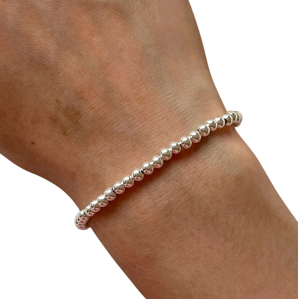 4mm Silver Plated Bracelet
