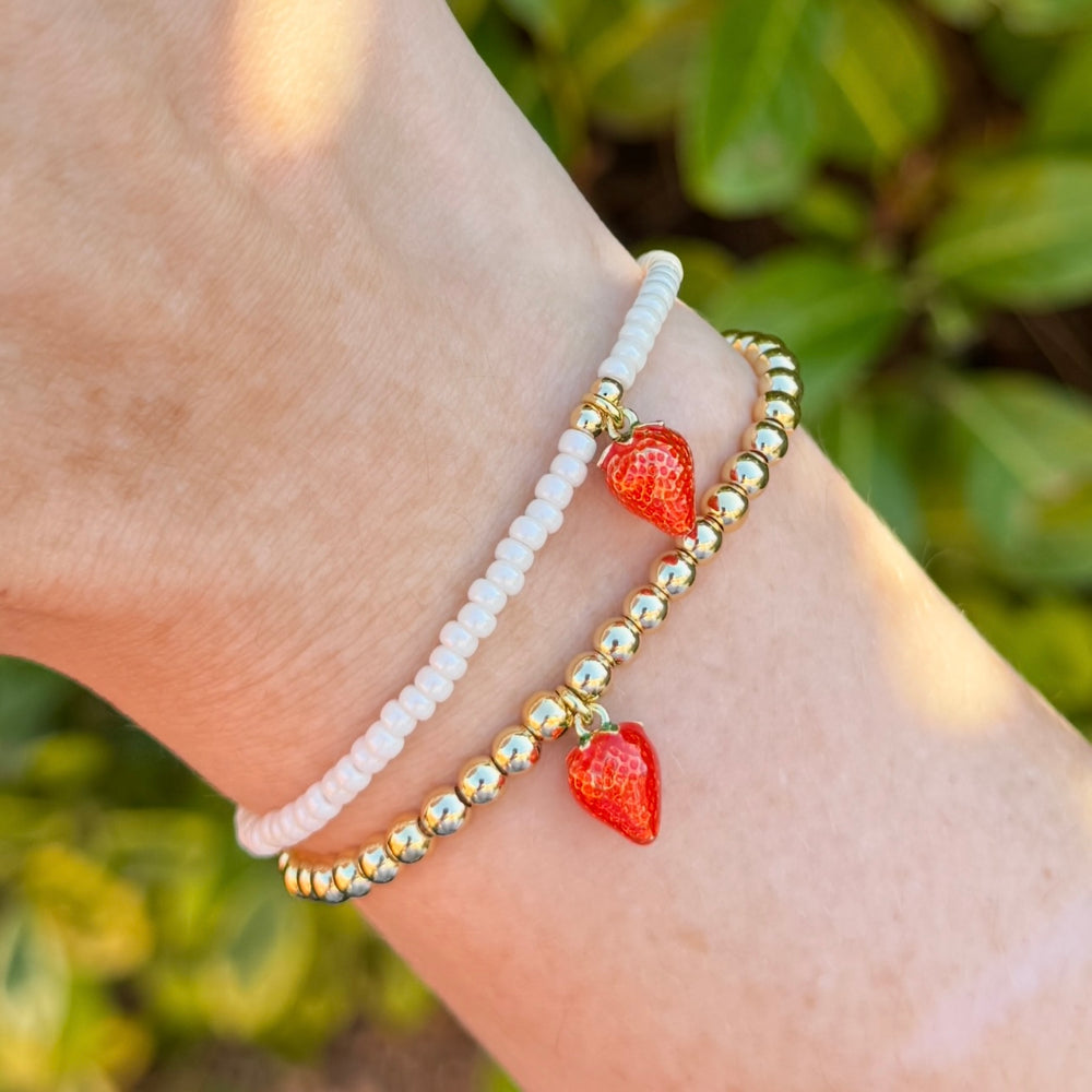 Strawberry Charm Bracelet