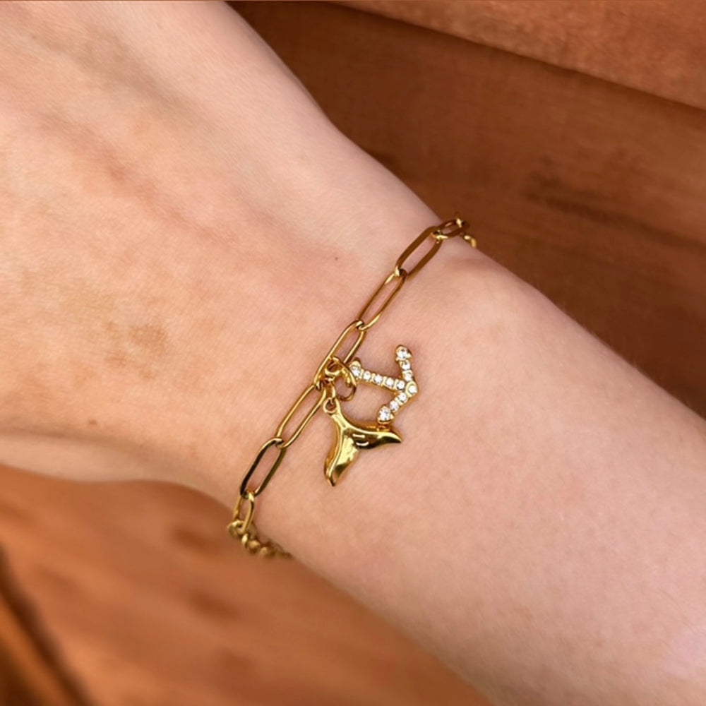 The Coastal Duo Charm Bracelet | PB Charm Studio