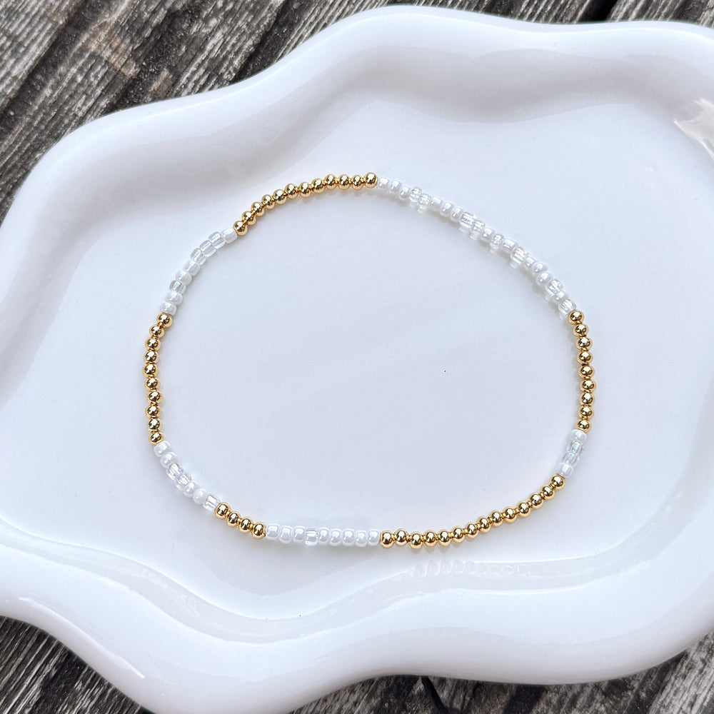The Lilah Anklet - Positively Beaded