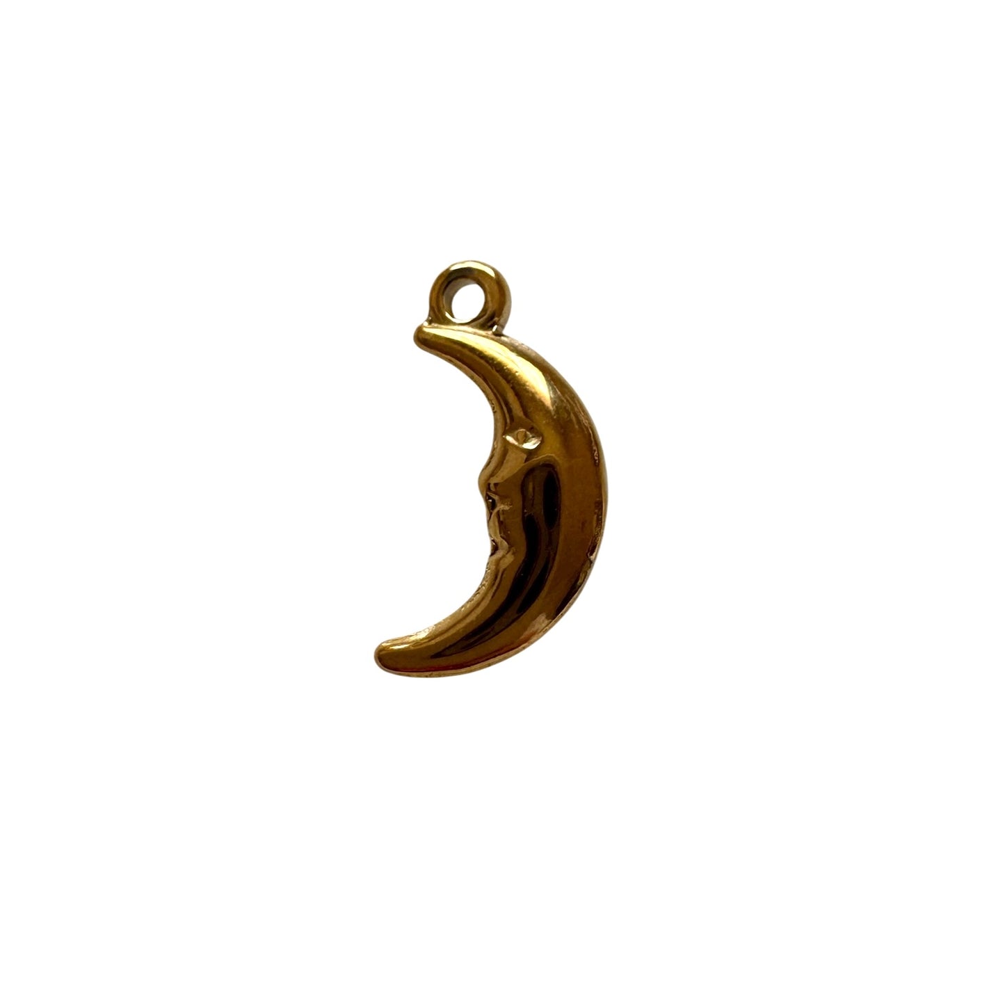 Gold Crescent Moon Charm