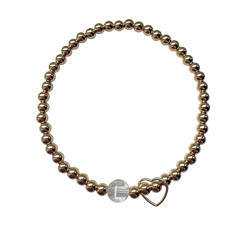 14kt Gold Filled Luxe Personalised Charm Bracelet