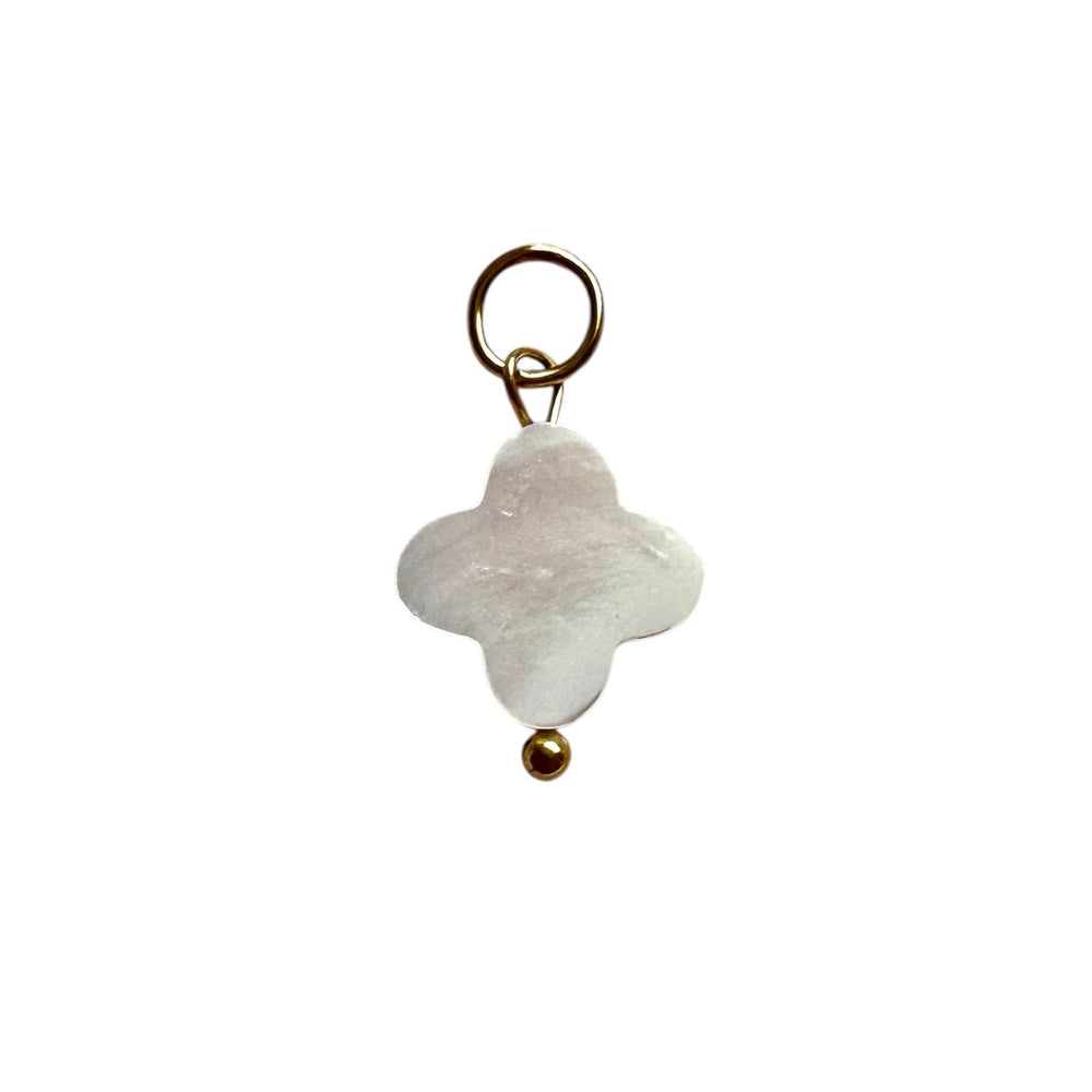 Pearl Clover Drop Charm