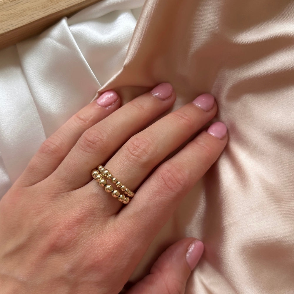 
                      
                        Chunky gold filled beaded ring - Positively Beaded
                      
                    