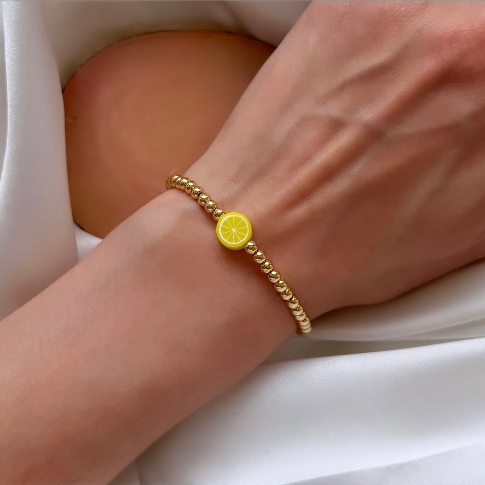 
                      
                        Lemon slice beaded bracelet
                      
                    