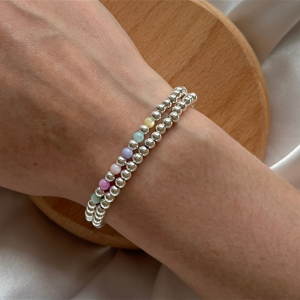 
                      
                        Candy drops stacking bracelet - 14kt gold filled or 925 sterling silver
                      
                    