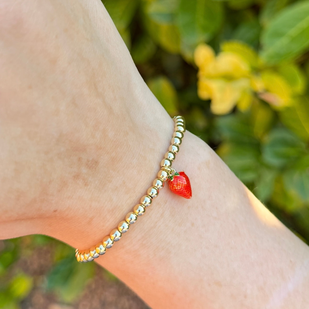 Strawberry Charm Bracelet