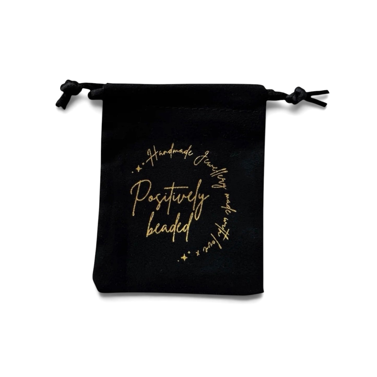 Black Velvet Bracelet Pouch