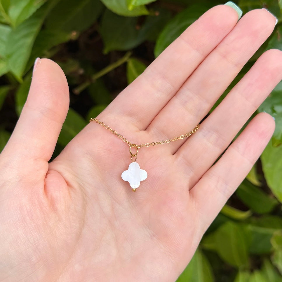 
                      
                        The Ava Pearl Symbol Necklace - Positively Beaded
                      
                    