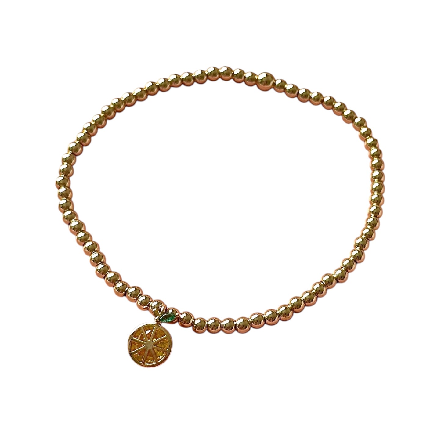 Crystal Lemon Stacking Bracelet