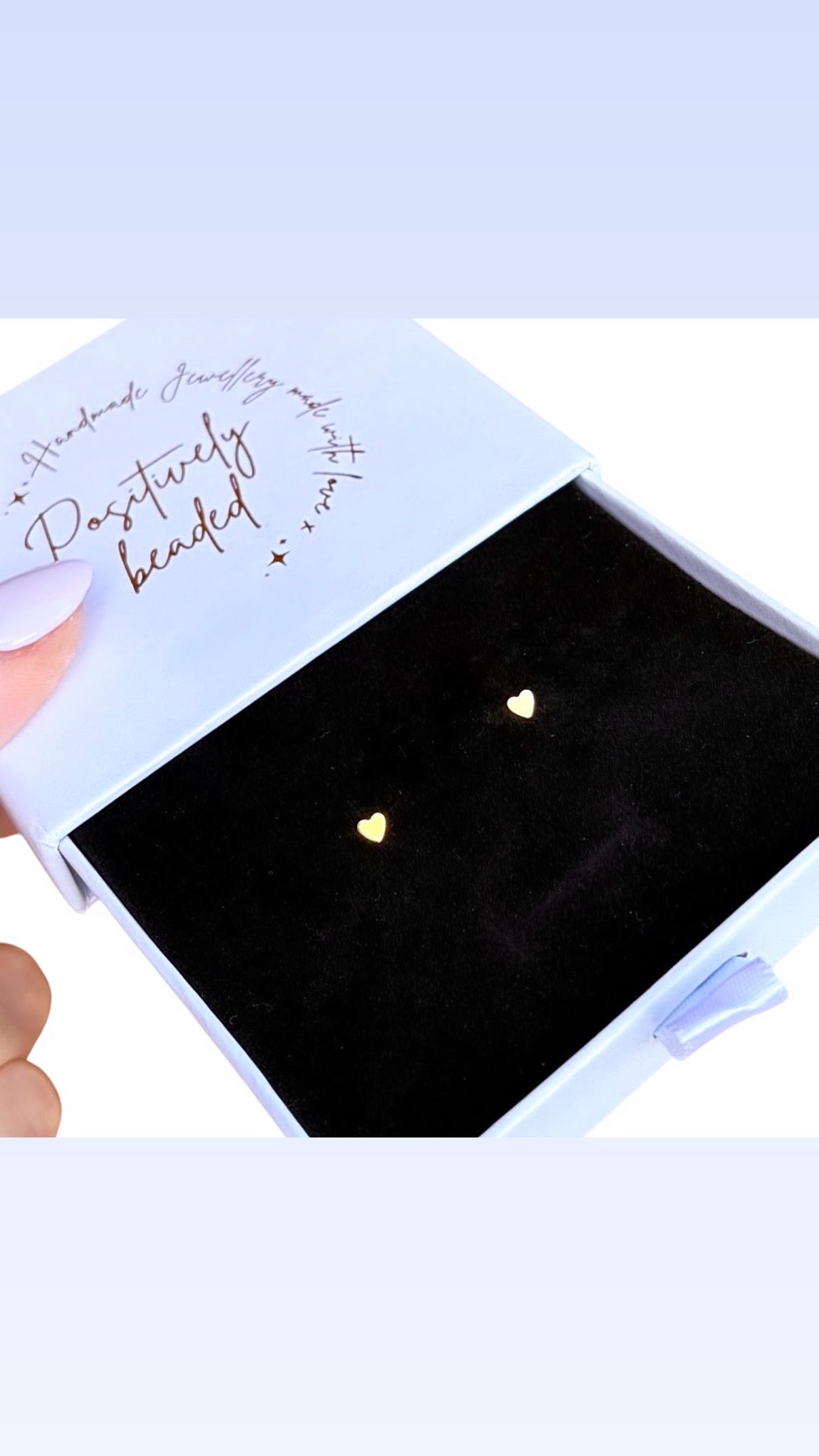 Gold Filled Micro Heart Studs