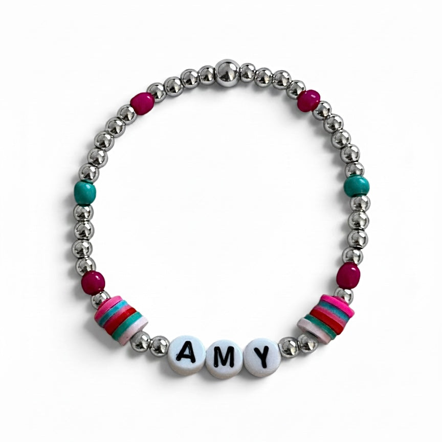 Colour Pop Name Bracelet
