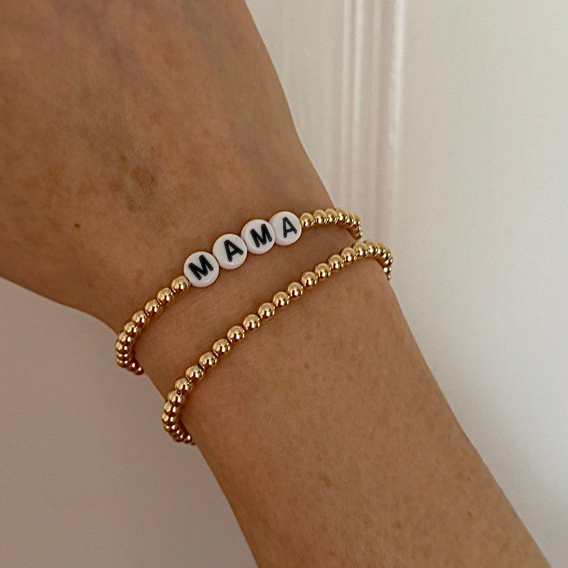 
                      
                        Simple gold filled bracelet - 4mm - Positively Beaded
                      
                    