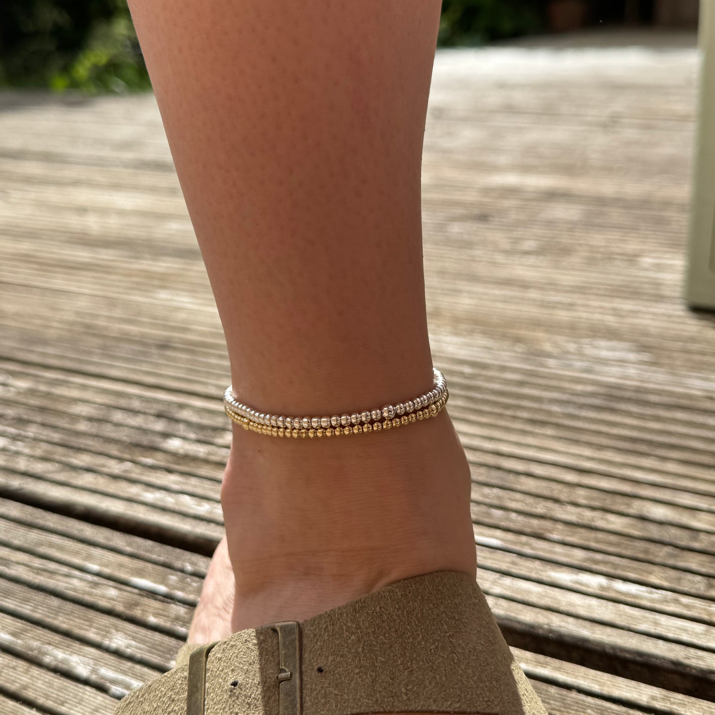 The Tia Anklet - Positively Beaded
