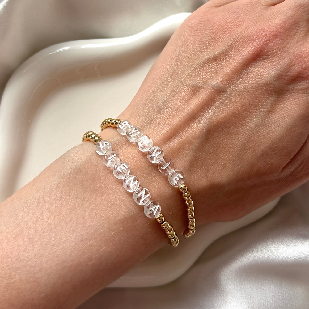 Classic Name Bracelet - Positively Beaded