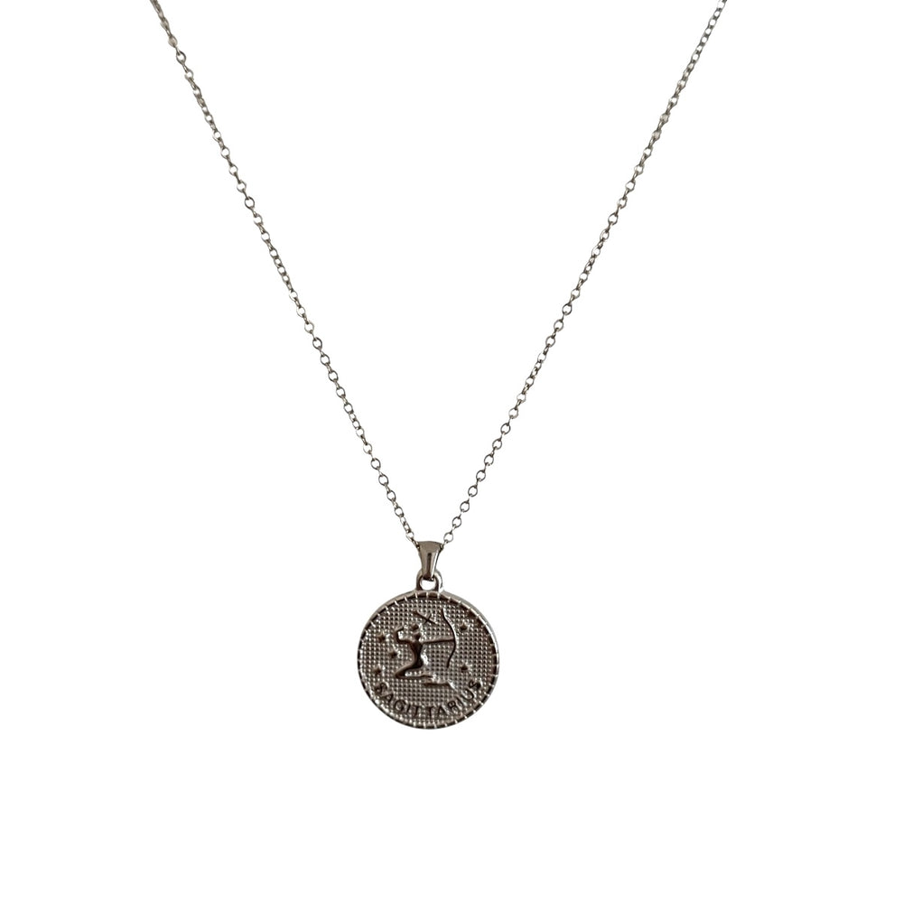 
                      
                        Zodiac Coin Pendant Necklace - Positively Beaded
                      
                    